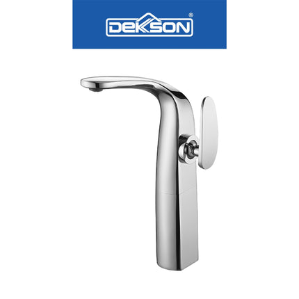 Basin Mixer Dekkson BM 1107L Keran Air Panas Dingin Wastafel Cuci Tangan Faucet Mixer Hot And Cold Water Basin Tap Chrome BM1107L