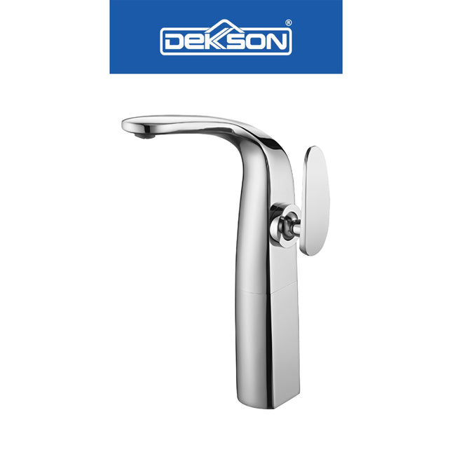 Basin Mixer Dekkson BM 1107L Keran Air Panas Dingin Wastafel Cuci Tangan Faucet Mixer Hot And Cold Water Basin Tap Chrome BM1107L