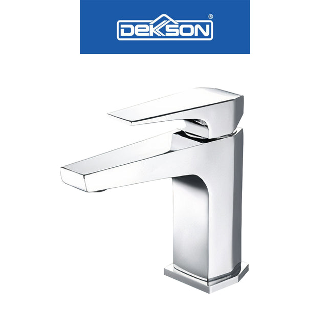 Basin Mixer Dekkson BM 1848 Premium Brass Keran Wastafel Mixer Faucet Panas Dingin Mixer Hot & Cold Water Tap Faucet Basin Chrome Black Gunmetal Gold