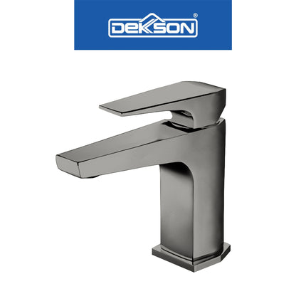 Basin Mixer Dekkson BM 1848 Premium Brass Keran Wastafel Mixer Faucet Panas Dingin Mixer Hot & Cold Water Tap Faucet Basin Chrome Black Gunmetal Gold