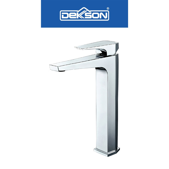 Basin Mixer Dekkson BM 1849L Premium Brass Keran Wastafel Mix Panas Dingin Cuci Tangan Brass Faucet Mixer Cold &amp; Hot Water Long Neck