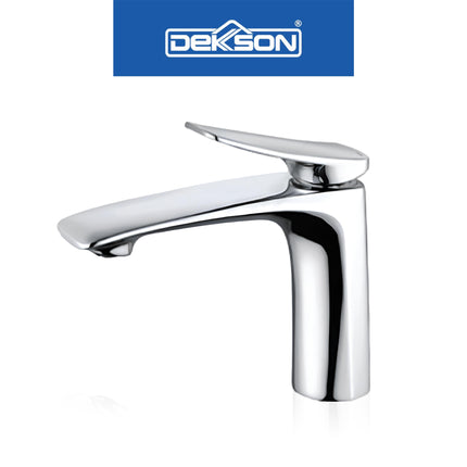 Basin Mixer Dekkson BM 8714 Keran Air Panas Dingin Wastafel Cuci Tangan Faucet Mixer Hot And Cold Water Basin Tap Chrome Matte Black