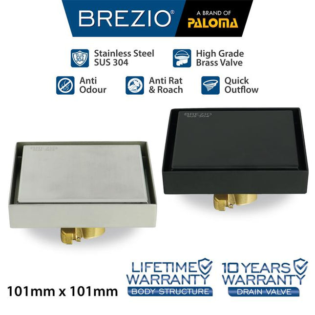 BREZIO Floor Drain Strainer Saringan Got Kamar Mandi Anti Bau FDBZ 18 Series
