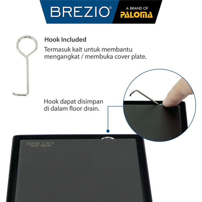 BREZIO Floor Drain Strainer Saringan Got Kamar Mandi Anti Bau FDBZ 18 Series