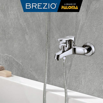 BREZIO FCBZ 1401 Keran Mixer Keran Bathtub Keran Shower Mandi Cold Hot Mix Panas Dingin Keran Air Brass Kuningan Chrome Krom
