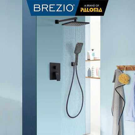 BREZIO FCBZ 3227 Keran Mixer Shower Tanam Set Dinding Tembok Kran Air Black
