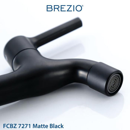 BREZIO Keran Bak Mandi Kamar Cuci Dinding Tembok Kran Air Brass Kuningan Chrome Krom Black Hitam Gunmetal Gun Metal FCBZ 7171 FCBZ 7271 FCBZ 7371