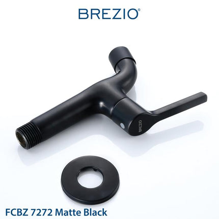BREZIO Keran Bak Mandi Tembok Kran Air Dinding Brass Kuningan Chrome Silver Grey Abu Black Hitam Gunmetal Gun Metal FCBZ 7172 FCBZ 7272 FCBZ 7372