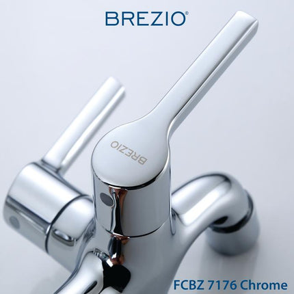BREZIO Keran Cabang Shower Bak Mandi Tembok Kran Air Brass Kuningan Chrome Krom Black Hitam Gunmetal Gun Metal FCBZ 7176 FCBZ 7276 FCBZ 7376