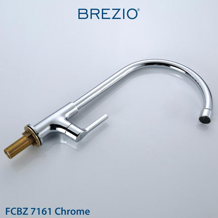 BREZIO Keran Sink Angsa Cuci Piring Dapur Kran Air Black Hitam Wastafel Brass Kuningan Chrome Silver Grey Abu Black Hitam Gunmetal Gun Metal FCBZ 7161 FCBZ 7261 7361