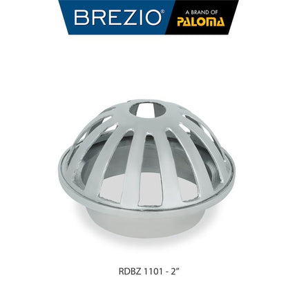 BREZIO Roof Drain Saringan Talang Air Saringan Dak Brass Kuningan 2" 2.5" 3" 4" Inch RDBZ 1101 RDBZ 1102 RDBZ 1103 RDBZ 1104