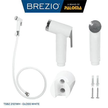 BREZIO TSBZ 2101 Toilet Shower Jet Washer Jet Shower Bidet Spray Semprotan Cebok Bilas Kloset Closet WC White Chrome Black Putih Silver Hitam TSBZ 2101WH TSBZ 2101CP TSBZ 2101MB