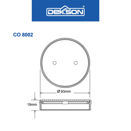 Clean Out Dekkson CO 8001 8002 BR CP Tutup Saluran Air 3'' 4'' Tutup Bak Control Septic Tank Kuningan 3INCH &amp; 4INCH