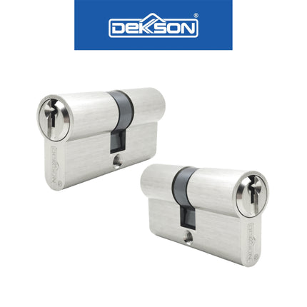 Double Cylinder Dekson Dekkson CYL DC DL 65MM SN Silinder Kunci Pintu