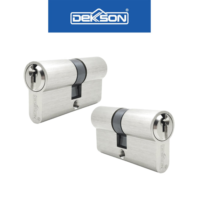 Double Cylinder Dekson Dekkson CYL DC DL 65MM SN Silinder Kunci Pintu