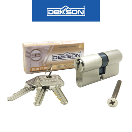 Double Cylinder Dekson Dekkson CYL DC DL 65MM SN Silinder Kunci Pintu