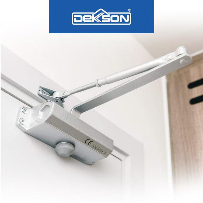 DEKKSON Door Closer Penutup Pintu Otomatis DCL 300 H0 - Hold Open Hitam Silver Coklat Putih