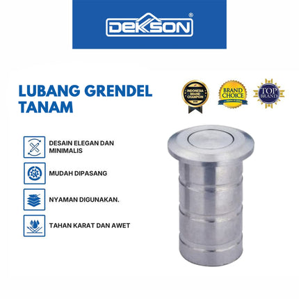 Dust Proof Dekson Dekkson DP DKS SS Penutup Lubang Grendel Tanam