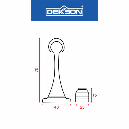 Door Stopper Dekson Dekkson DS 889 SN Door Stopper Magnet Penahan Pintu