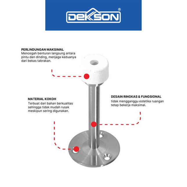 Door Stopper Dekkson 002 SSS Penahan Pengganjal Pintu
