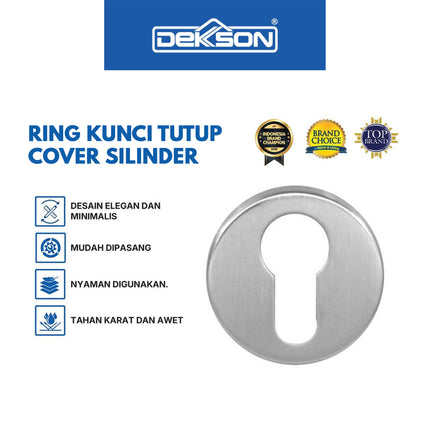 Escutheon Ring Kunci DEKKSON DKS 855 SSS Tutup Ring Kunci Bulat