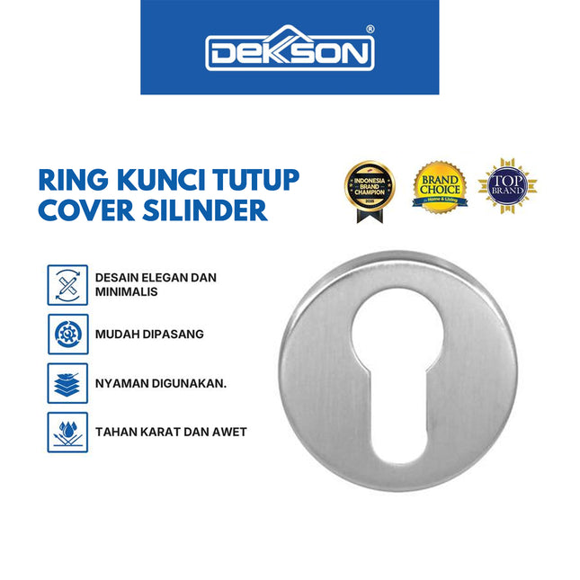 Escutheon Ring Kunci DEKKSON DKS 855 SSS Tutup Ring Kunci Bulat