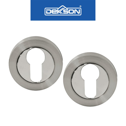 Escutcheon Dekson Dekkson ESC DKS SN+CP Tutup Ring Kunci Bulat