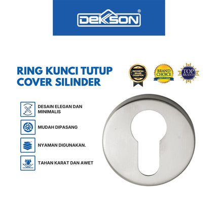 Escutcheon Dekson Dekkson ESCN D01 SSS Tutup Ring Kunci Bulat