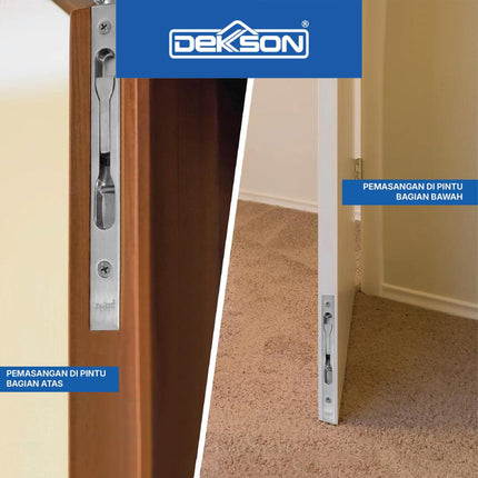 DEKKSON Flush Bolt FB 040 Grendel Pintu Tanam Stainless Steel Deluxe SUS 304