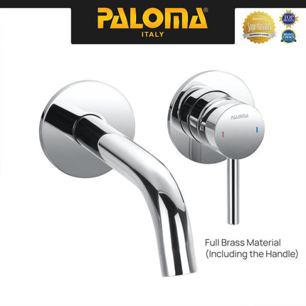 Keran Wastafel Tanam PALOMA FCP 1835 Chrome Krom Silver Grey Abu Gunmetal Gun Metal Black Hitam Gold Emas Concealed Cuci Tangan Kran Air Panas Dingin Dinding Wall Faucet Basin Mixer Hot Cold Lavatory Kamar Mandi 1835M 1835T 1835S 1835E 1835SN 1835RB