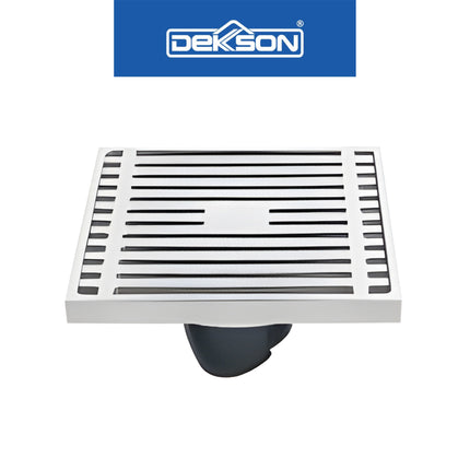 Floor Drain Dekkson FD 9907 BR CP SN GUN GREY MB PB Saringan Drainase Lantai Floor Drain 4 Inch Brass Black Gold Grey Silver