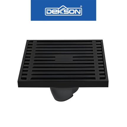 Floor Drain Dekkson FD 9907 BR CP SN GUN GREY MB PB Saringan Drainase Lantai Floor Drain 4 Inch Brass Black Gold Grey Silver