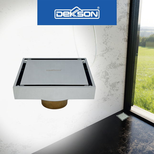 Floor Drain Dekkson FD 7710 BR Saringan Got Air Selokan Brass FD7710 Saringan Air Selokan Premium Brass