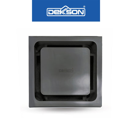 Floor Drain Dekkson FD 8070 Brass Saringan Drainase Lantai Square Floor Drain 4 Inch Brass FD8070 Saringan Air Lantai Kotak Black Gold Silver 10 Cm