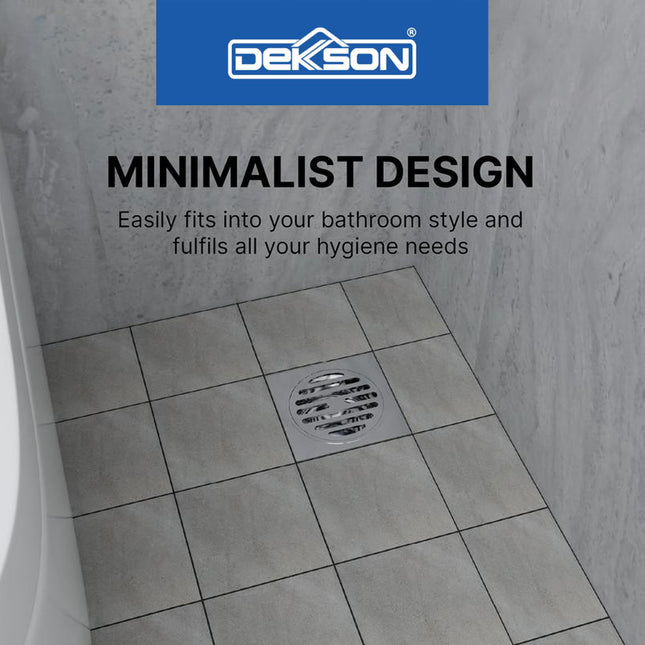 Floor Drain Dekkson FD DKS 8103 BR CP Lubang Saringan Air Lantai Kamar Mandi Anti Korosi