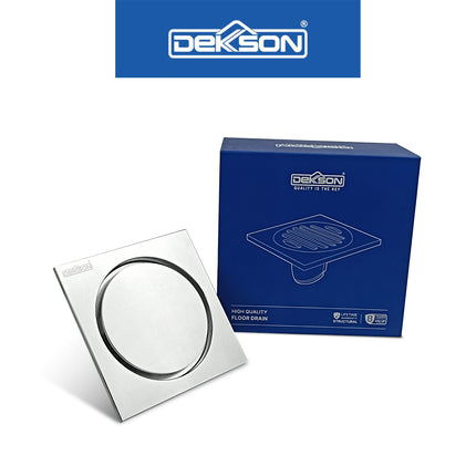 Floor Drain Dekkson FD 9808 BR Saringan Drainase Lantai Round Floor Drain 4 Inch Brass FD9808 Saringan Air Lantai Black Gold Grey Silver 10 Cm