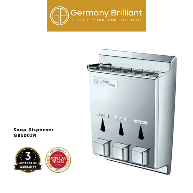 Soap Dispenser Germany Brilliant GBSD03N Tempat Sabun Cair