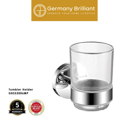 Tumbler Holder Germany Brilliant GBSS2006MP Tempat Sikat Gigi
