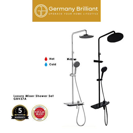 Shower Tiang Column Set Germany Brilliant GBV37A Series Sower Tiang Air Panas Dingin