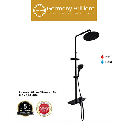 Shower Tiang Column Set Germany Brilliant GBV37A Series Sower Tiang Air Panas Dingin