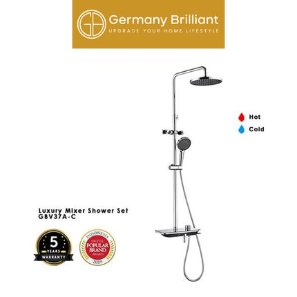 Shower Tiang Column Set Germany Brilliant GBV37A Series Sower Tiang Air Panas Dingin