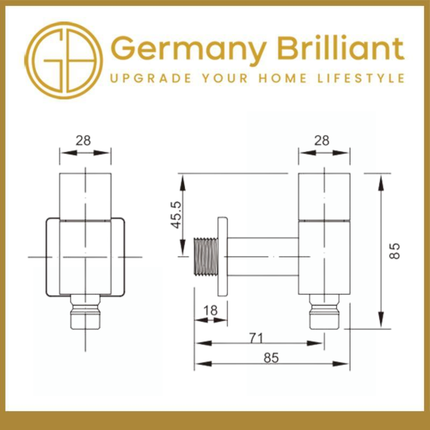 Kran Tembok GERMANY BRILLIANT GBVE1-L1074
