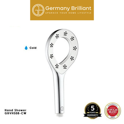 Hand Shower Germany Brilliant GBVHS08 Chrome Black