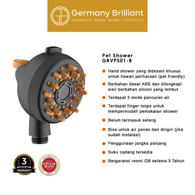 Pet Shower Germany Brilliant GBVPS01-B