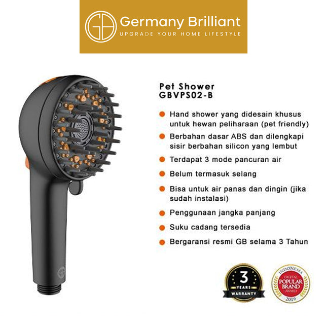Pet Shower Germany Brilliant GBVPS02-B