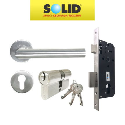 Handle Set Komplit SOLID 61.41 US32D + LC SLD 111 WL-40