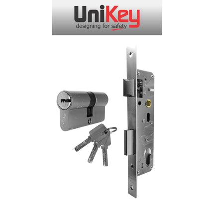 Handle Roses Set UNIKEY 259.17 CP/WOOD Handle Roses Body Cylinder Handle Pintu