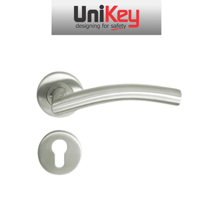 Handle Pintu Set Lengkap Unikey HRE 219.52 SS+SW 001-40MM SS+DC 021-60MM