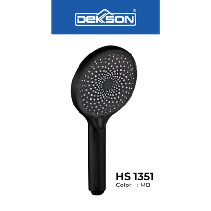 Hand Shower Dekkson HS 1351 CP GM MB Hand Shower Mandi Handshower Bulat Head Kepala Sower Air