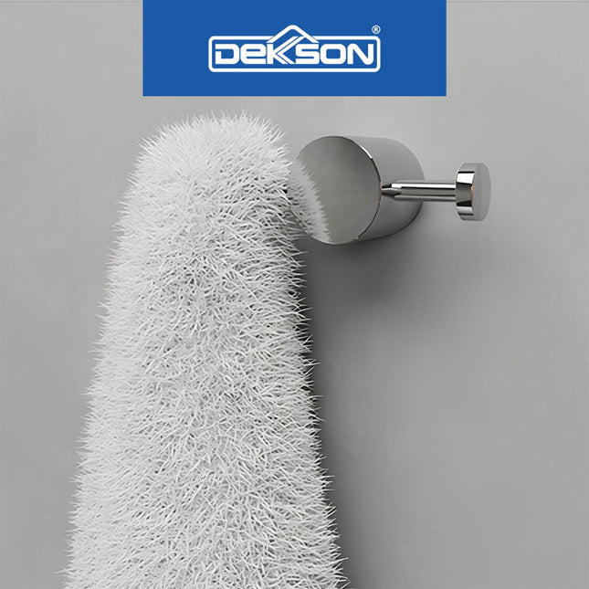 Hook Dekkson H 3501 BR CP Pengait Hook Gantung Handuk Brass Bathroom Hook Towel Kait